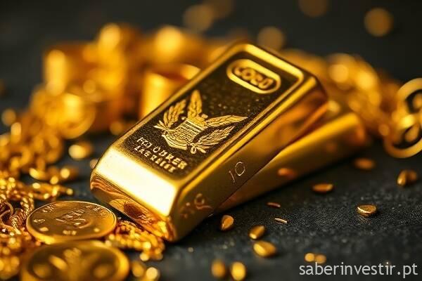 Ouro cai com rumores sobre a Fed, mas caminha para o melhor mês em décadas