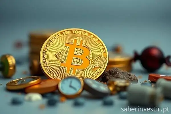 Bitcoin recua com aversão ao risco