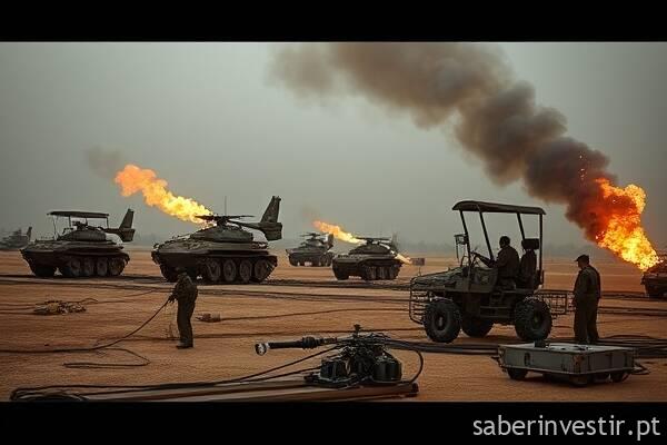 Conflito no Irão impulsiona defesa e energia Conflito no Irão impulsiona defesa e energia