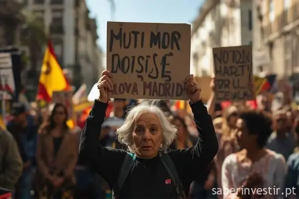 Protestos em Madrid pressionam por habitação